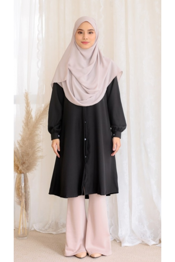 Jane Blouse - Charcoal Jane Blouse - Charcoal